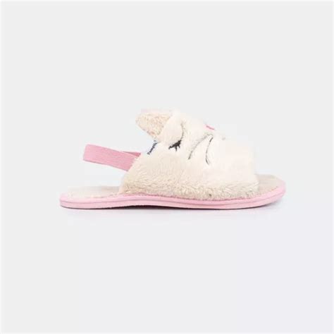Chinelo Pantufa Fluffy Gatinha Nude E Rosa Glace 649 005 Parcelamento Sem Juros