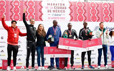 Marat N De La Cdmx El Keniano Edwin Kiprop Kiptoo Y La Et Ope