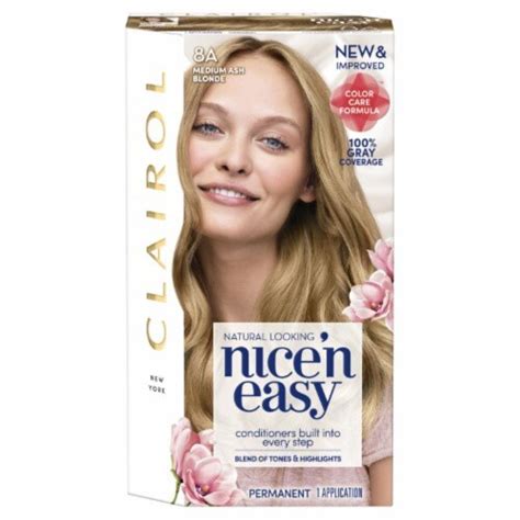 Clairol Nice N Easy Hair Color A Medium Ash Blonde Pack Of Pack Kroger