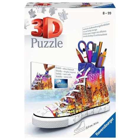 D Puzzle Sneaker Skyline Teile