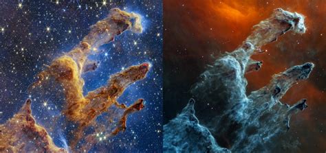 Webb Space Telescopes Eerie New View Of Pillars Of Creation Looks