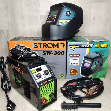 Форсаж дуги! Сварочный аппарат Stromo SW 300 А +Маска Хамелеон, цена 2 ...