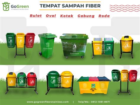 TEMPAT SAMPAH FIBER Tempat Produsen Tong Sampah Fiberglass Dan