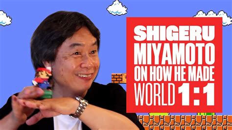 Miyamoto On World 1 1 How Nintendo Made Marios Most Iconic Level