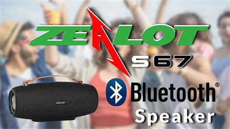 Zealot 75w Portable Bluetooth Speakers S67 Powerful Boombox Youtube