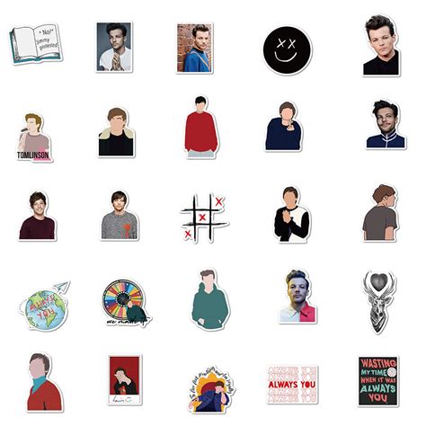 Snapklik Pccs Pop Singer Theme Louis Tomlinson Stickers Laptop