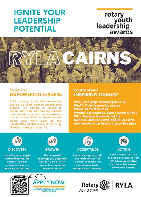 Applications Still Open For RYLA Cairns Rotary District 9560