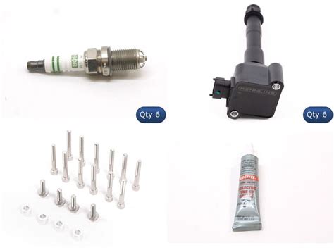 Porsche 997 996 987 Ignition Coil And Spark Plug Kit With Rennline