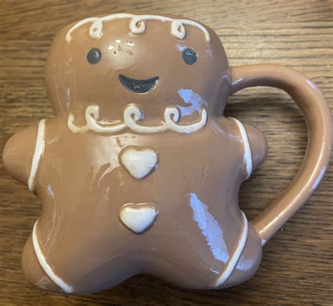 Gingerbread Man Mug Comfy Cozy Holiday Mug Best Hot Chocolate Mug By