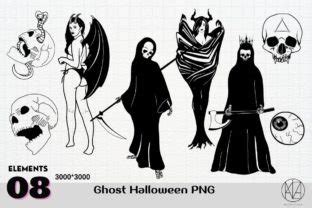 Ghost Halloween Png Graphic By Momixzaa Creative Fabrica