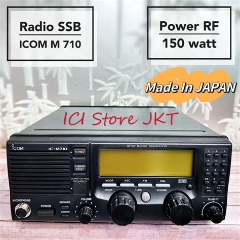 Jual SSB ICOM IC M710 ICOM M 710 HF MARINE TRANSCEIVER Shopee