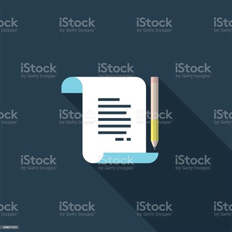 스크롤 플랫 아이콘 종이에 대한 스톡 벡터 아트 및 기타 이미지 종이 다중 색상 디자인 Istock