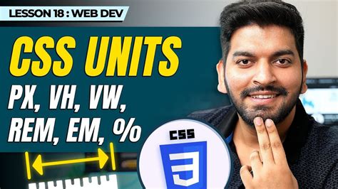 Css Size Units In Depth Unlocking The Power Of Px Vw Vh Em And