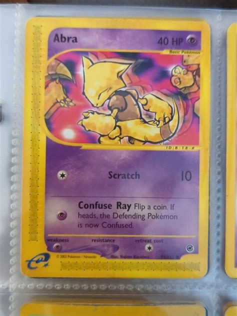 Pokémon TCG Abra Expedition 93 Regular Common Values MAVIN