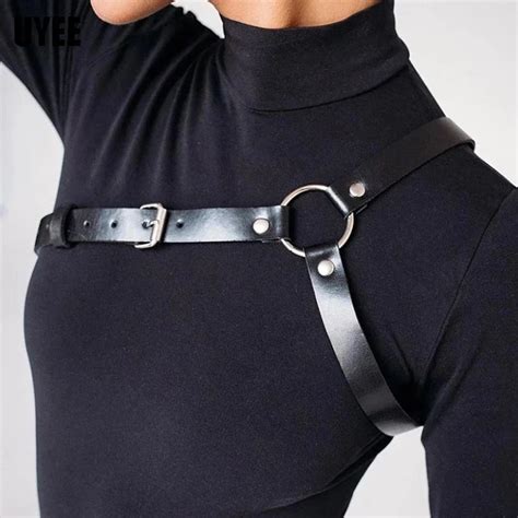 Uyee Belt For Men Women Sexy Leather Harnesses Chest Straps Punk Body