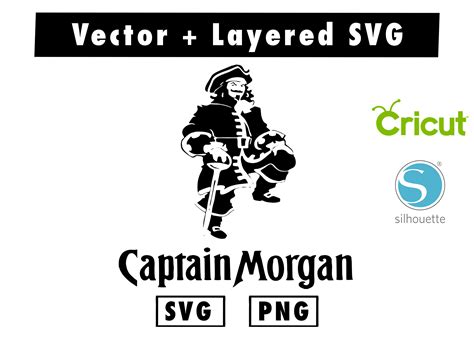 Captain Morgan Logo Svg And Png Files For Cricut Machine A Inspire