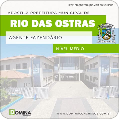 Apostila Concurso Rio das Ostras RJ 2020 Agente Fazendário