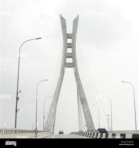 Lekki Ikoyi Bridge Lagos Nigeria West Africa Stock Photo Alamy