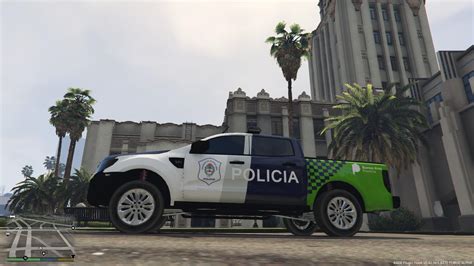 Ford Ranger Policia Bonaerense Argentina GTA5 Mods