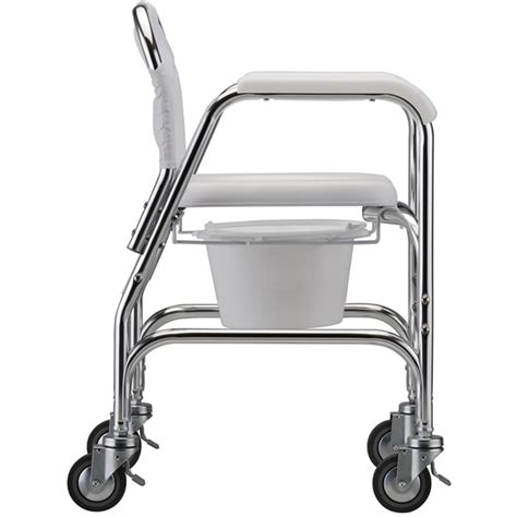 Commode Shower Chair With Wheels | Shower Wheelchairs