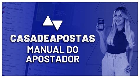 CASA DE APOSTAS Manual Do Apostador YouTube