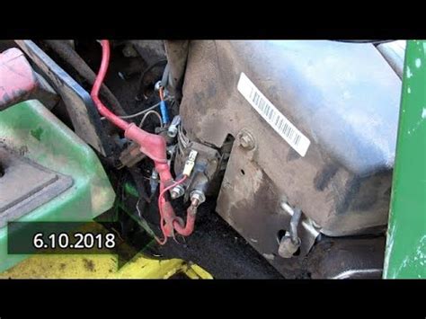 John Deere 325 Starter Solenoid YouTube