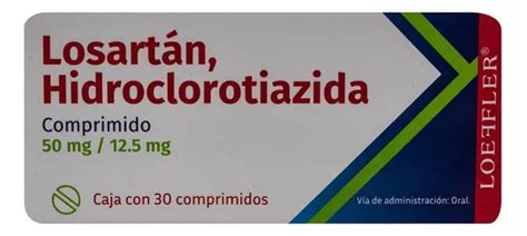 Losart N Hidroclorotiazida Comprimidos Mg Mg C Tabs Mercadolibre