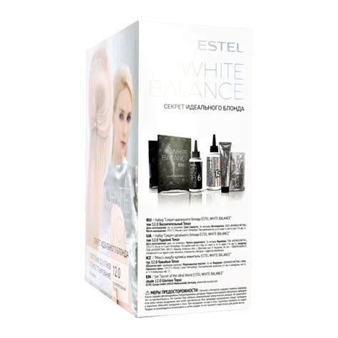 Набор для окрашивания волос `ESTEL` WHITE BALANCE Восхитительный топаз ...