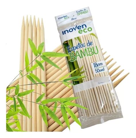 Palitos De Bambu Espeto P Churrasco Cm Forte Talge