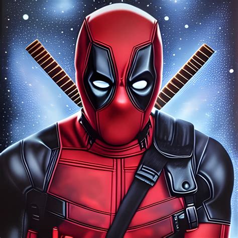 Deadpool Hyperdetailed Airbrush Ai Generated Artwork Nightcafe Creator