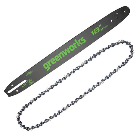 Amazon.com: Greenworks 18-Inch Chainsaw Bar & Chain Combo 2904102 : Everything Else