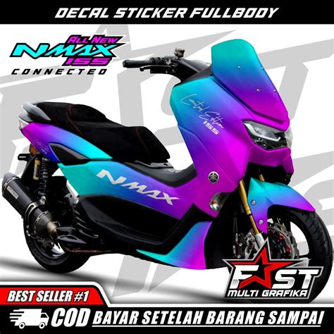 Jual Stiker Decal Yamaha New Nmax Full Body Bunglon Shopee Indonesia