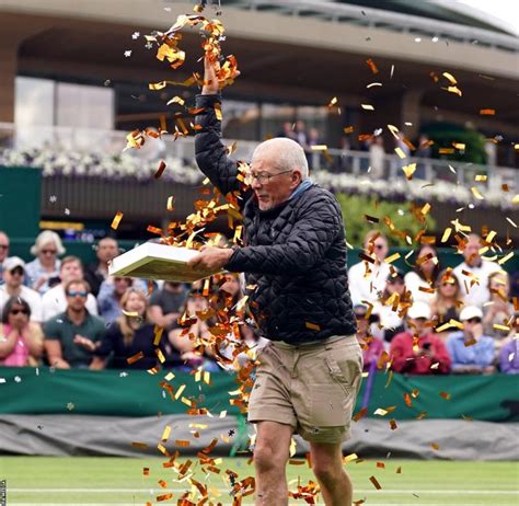 Just Stop Oil Protesters Interrupt Play At Wimbledon Twice The Island