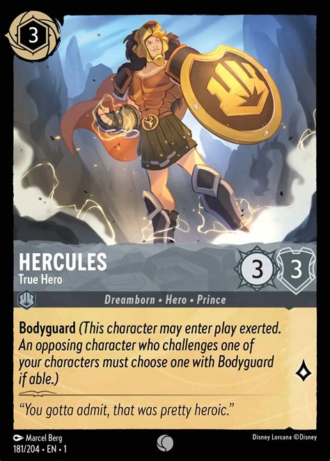 Hercules - True Hero Lorcana Card | Lorcana.gg