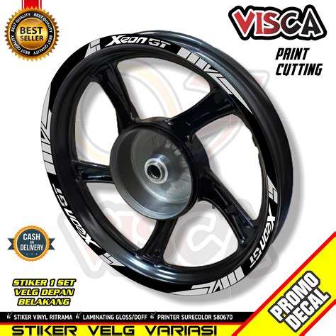 Stiker Velg List Velg Motor Stiker Velg Xeon Gt Motif Abstrack Lazada