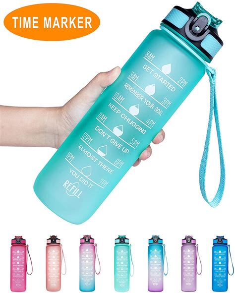 14 Best Water Bottle with Time Markings