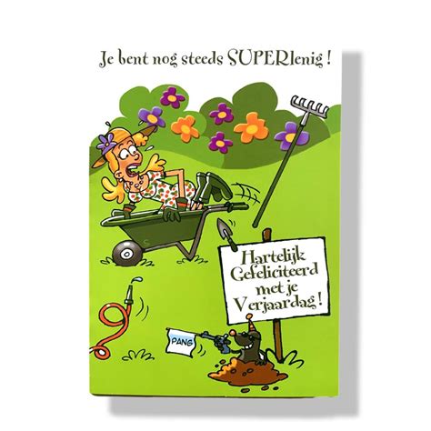 Hartelijk Gefeliciteerd Verjaardag Wenskaart Grappig Cards Crafts