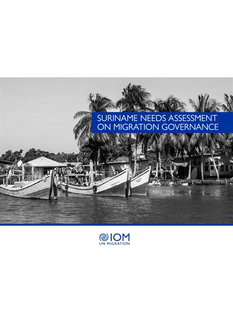 Suriname Needs Assessment On Migration Governance Iom Publications