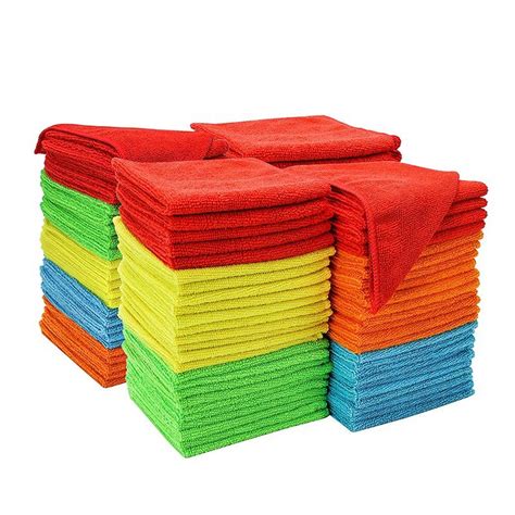 Wholesale Colorful Microfiber Wipes Super Water Absorption Kitchen Towels Dish Washing Rags