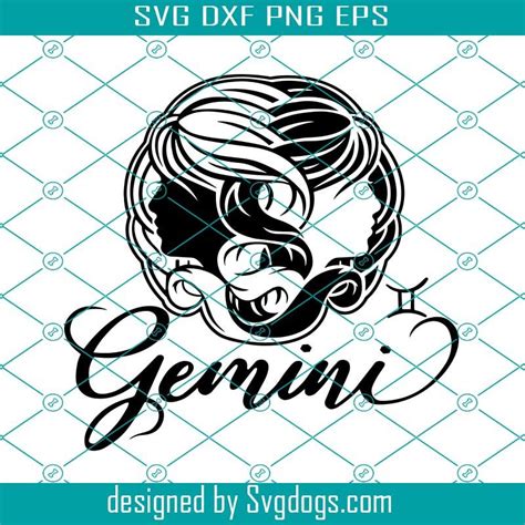 Gemini Sign Zodiac Signs Gemini Zodiac Star Signs Svg File Tattoo