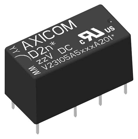 V A A Axicom Te Connectivity Signal Relay Vdc Dpdt