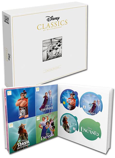 Disney Classics Komplettbox Limited Edition 60 Dvds [dvd Filme] • World Of Games