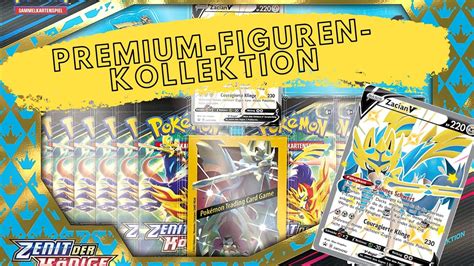 Unboxing Pok Mon Sammelkartenspiel Premium Figuren Kollektion Zenit Der