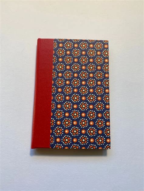 Hardbacked Notebook Red Odd Bindings Handbound Books