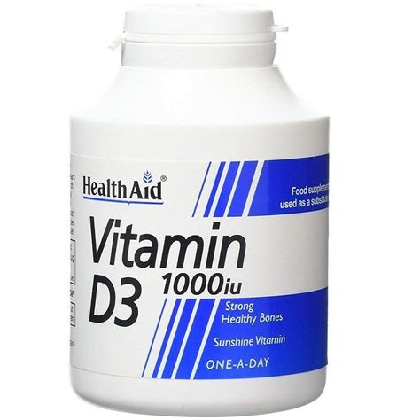 HealthAid Vitamin D3 1000iu Tablets 1000 Landys Chemist