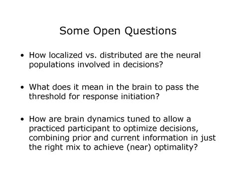 Dynamical Models Of Decision Making Optimality Human Performance And