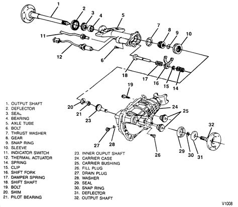 1994 Chevy Front Differential Diagram