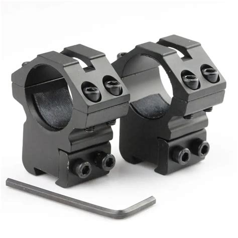 2 Pair 25 4mm 1 Medium Profile Scope Rings 11mm Rail Mount Dovetail