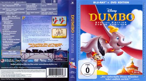 Dumbo Blu-Ray DVD Cover (1941) R2 german