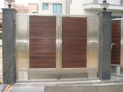 Stainless Steel Main Gates At Best Price In New Delhi By Uniq